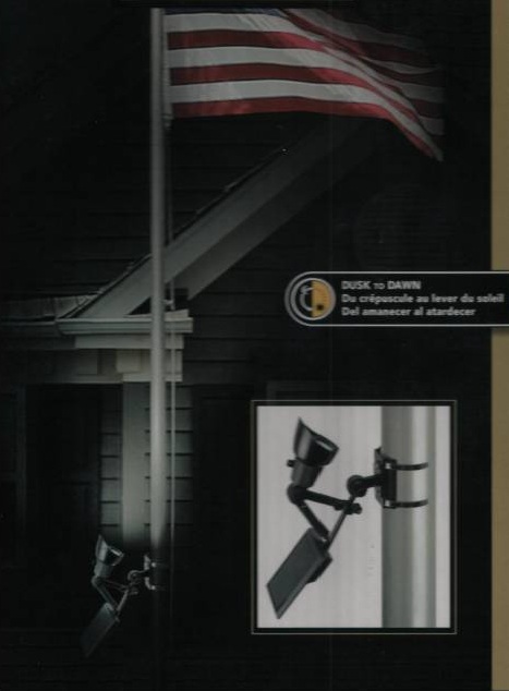 Solar Mini 50X Flag Pole Spotlight