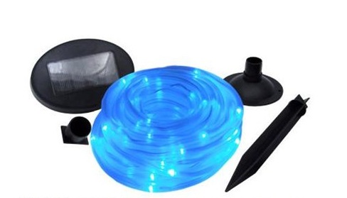 Solar Tube Light - Blue LED