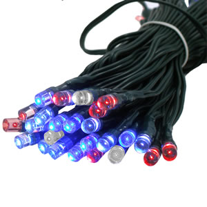 Solar Festive Light - 50 LED multicolor