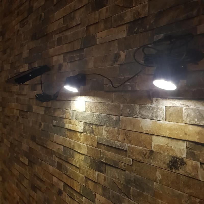 Mini 50X 3.0 Twin Solar Spotlight Set