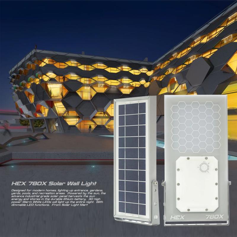 HEX 780X Solar Wall Light